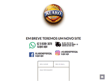 Tablet Screenshot of klarochopp.com.br